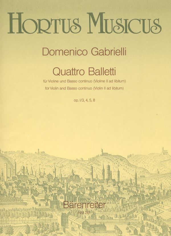 QUATTRO BALLETTI FUER VIOLINE UND