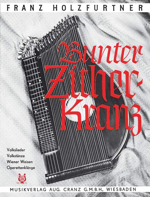 Bunter Zither-Kranz für Zither