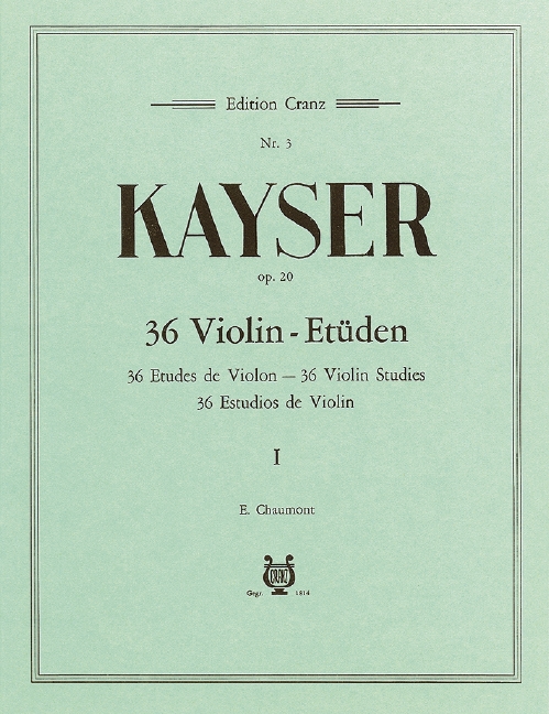 36 Violinetüden op.20 Band 1 (Nr.1-12)