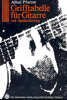 Grifftabelle für Gitarre