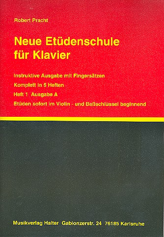 Neue Etüdenschule Band 1a