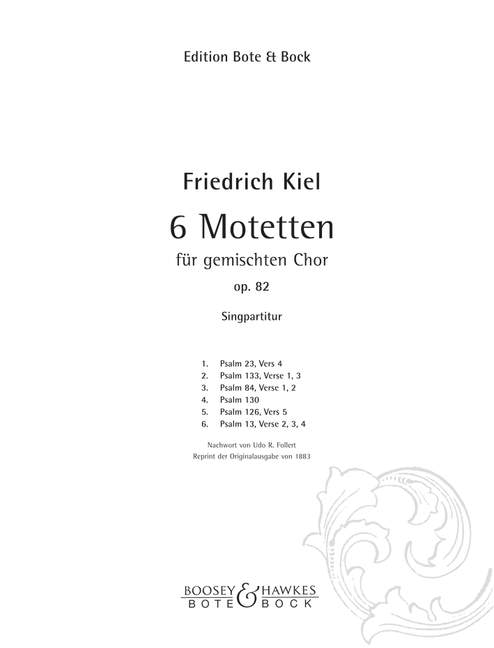 6 Motetten