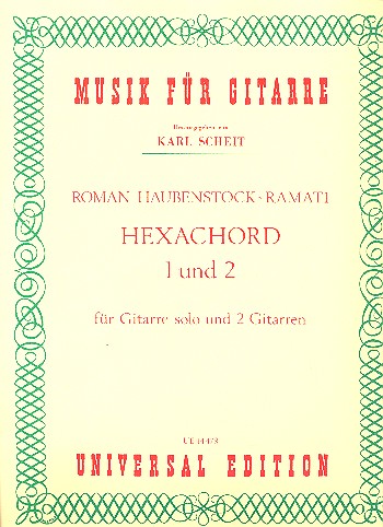 Hexachord 1 und 2 für Gitarre