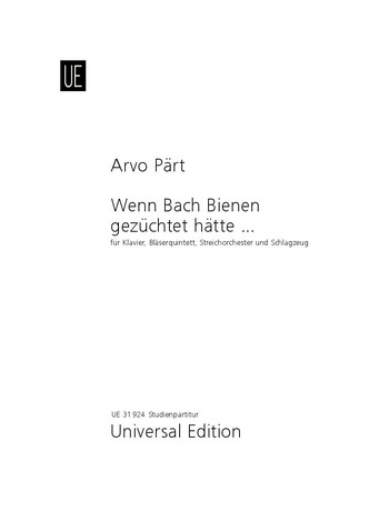 Wenn Bach Bienen gezüchtet hätte
