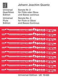 Sonate Nr.2 für Flöte (Oboe) und Bc