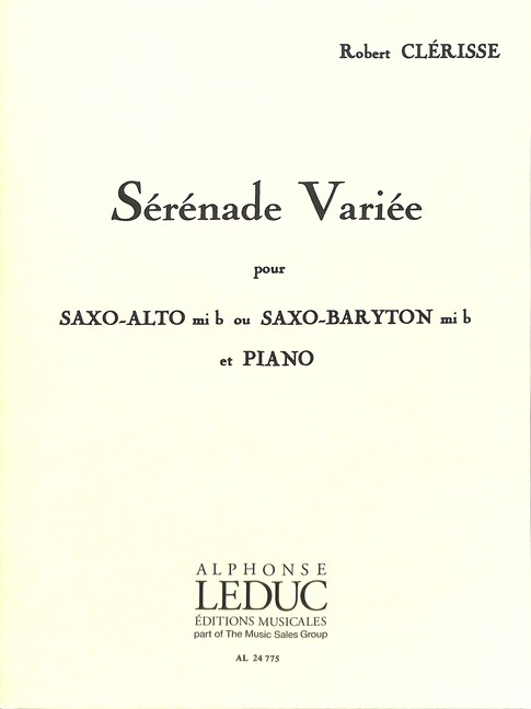 Sérénade variée pour saxophone alto