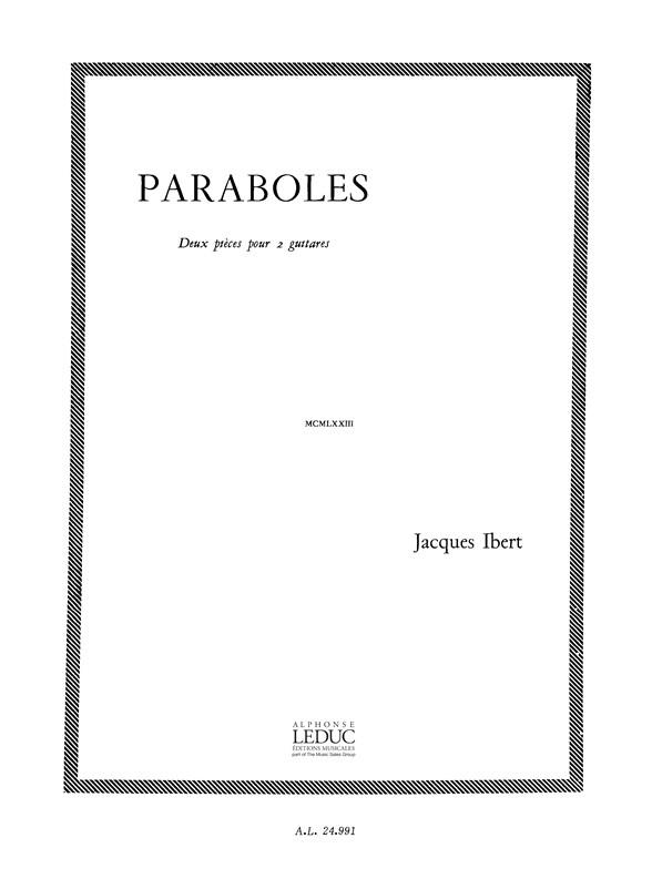 Paraboles 2 pièces pour