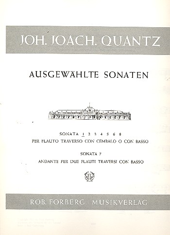 Sonate a-Moll Nr.1 für