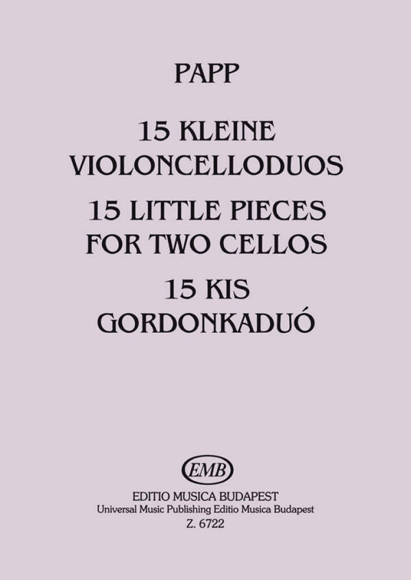 15 kleine Violoncelloduos