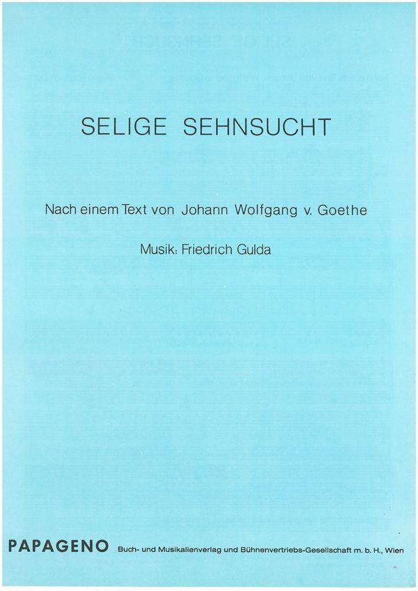 Selige Sehnsucht 