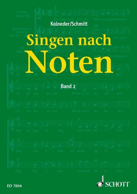 Singen nach Noten Band 2