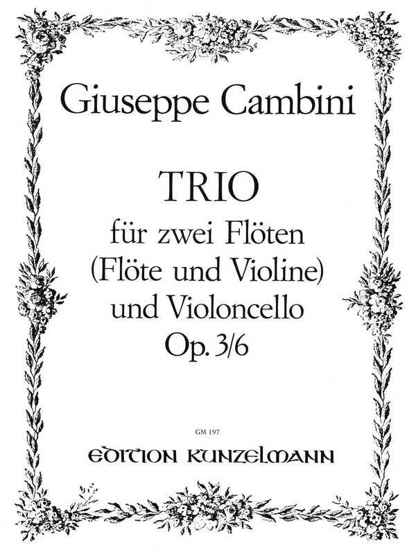 Trio A-Dur op.3,6