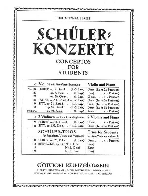 Schülerkonzert a-Moll op.93