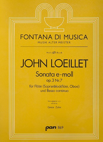 Sonata e-Moll op.3,7