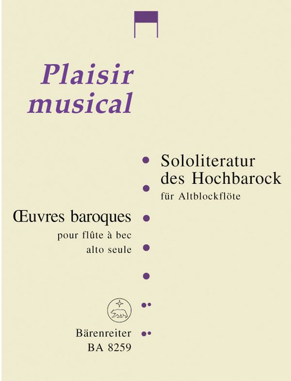 Sololiteratur des Hochbarock