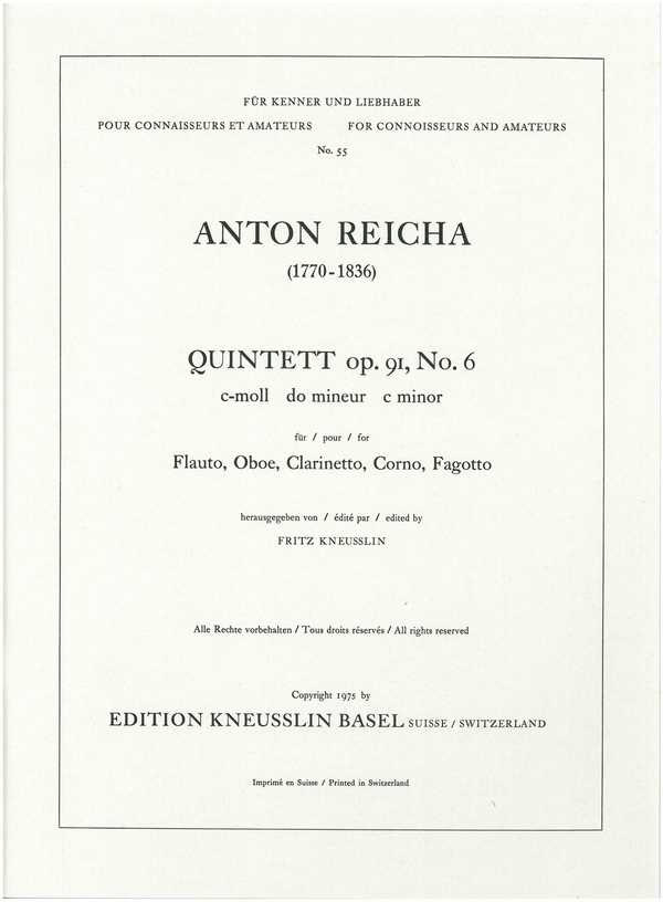 Quintett c-Moll op.91,6