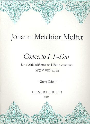 Concerto  F-Dur Nr.1 MWVVIII/17,18