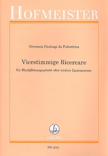 Vierstimmige Ricercare