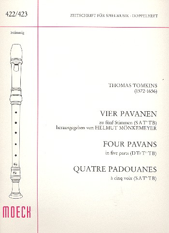 4 Pavanen zu 5 Stimmen (SATTB)