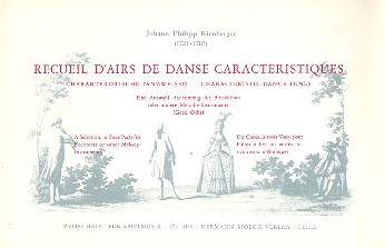 Recueil d'airs de danse caracteristiques