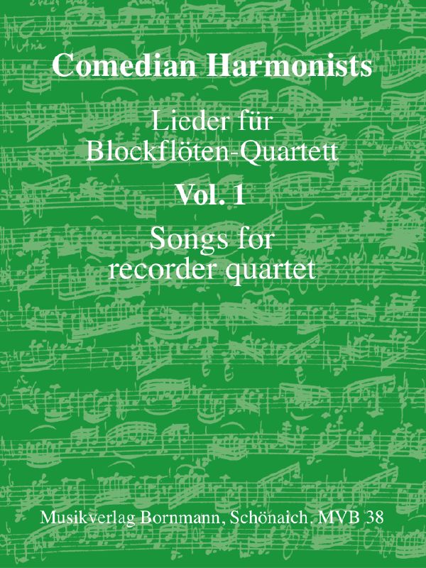 Lieder für Blockflötenquarett vol.1