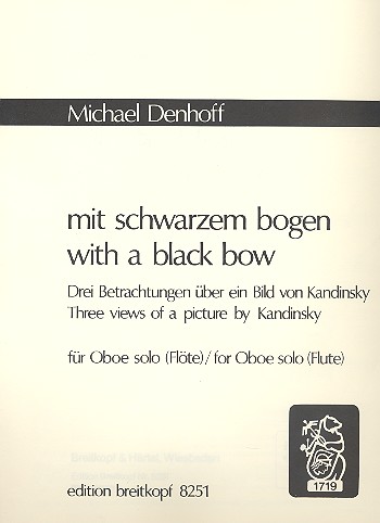 Mit schwarzem Bogen für Oboe