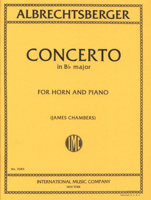 Concerto B flat major