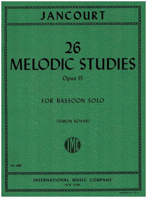 26 melodic Studies op.15