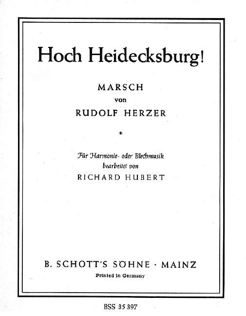 Hoch Heidecksburg op. 10