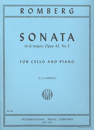 Sonata G major op.43 no.3