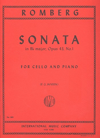 Sonata B flat major op.43,1