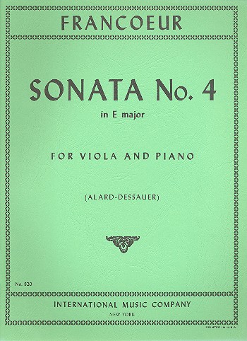 Sonata E major no.4