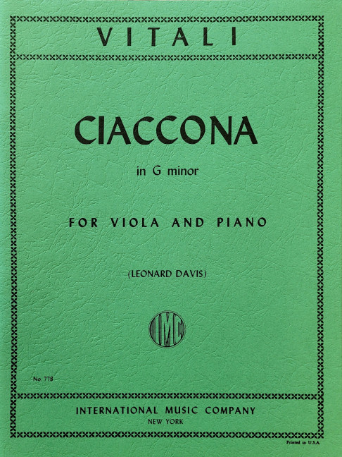 Ciaccona in g minor