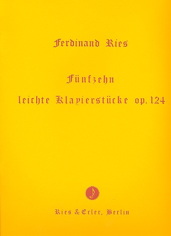 15 leichte Klavierstücke op.124