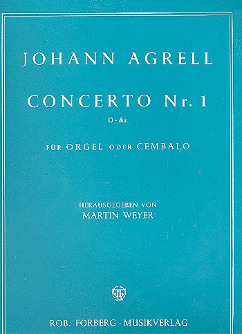Concerto D-Dur Nr.1 für Orgel