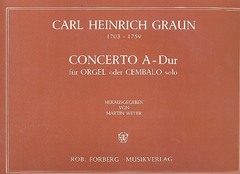 Concerto A-Dur für Orgel oder