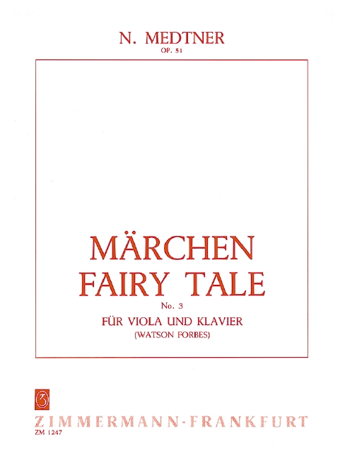 Märchen op.51,3 für Viola und