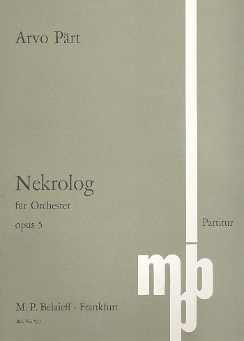Nekrolog op. 5