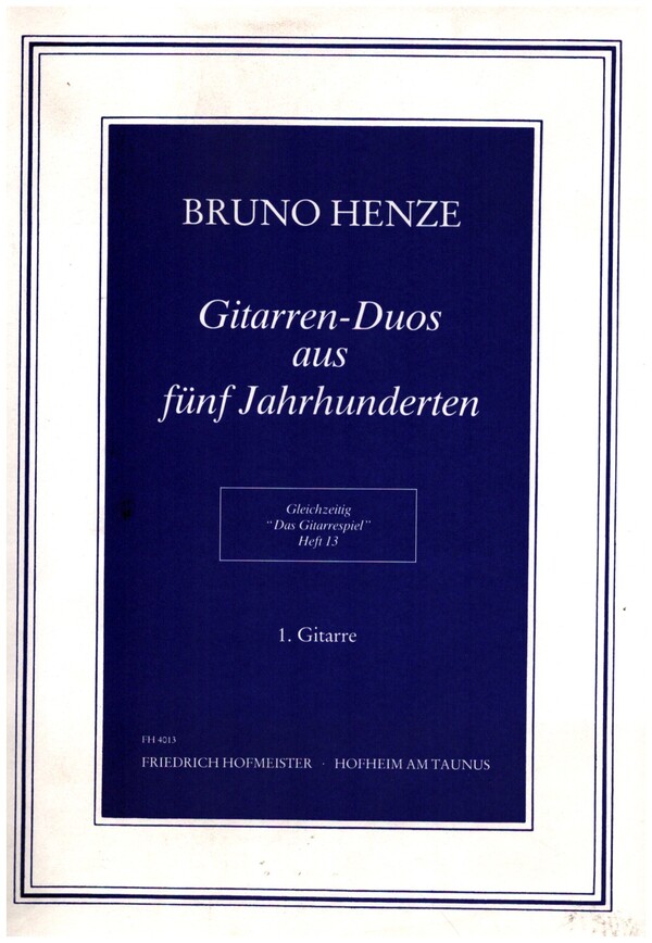 Das Gitarrespiel Band 13