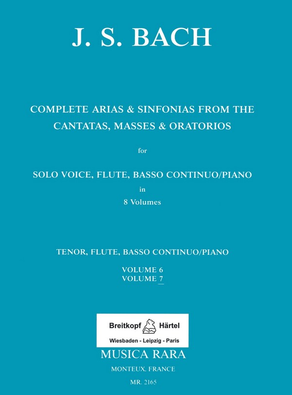 Complete Arias and Sinfonias from the Cantatas, Masses and Oratorios v