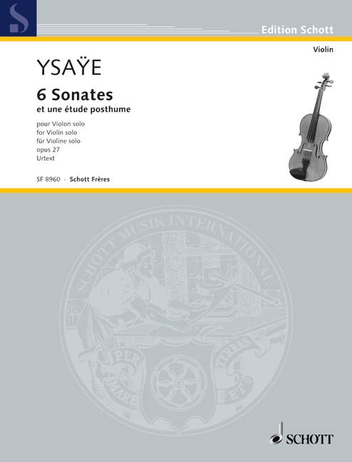 6 sonates op.27 et une etude posthume