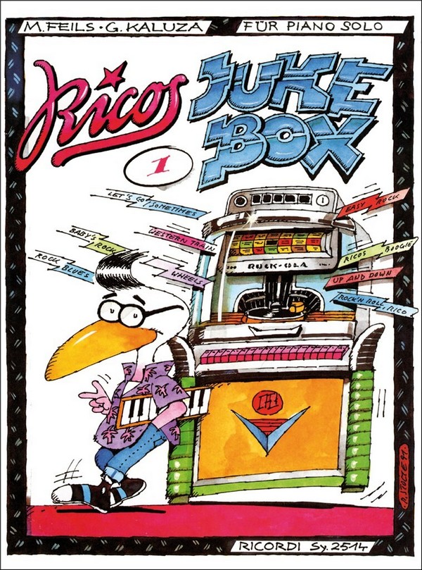 Ricos Jukebox mit 32 schnurrigen