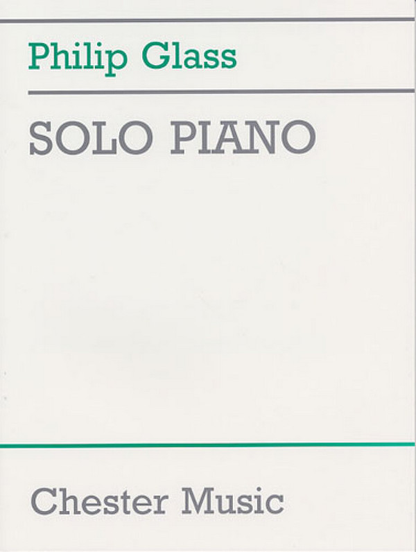 Philip Glass Solo Piano Album
