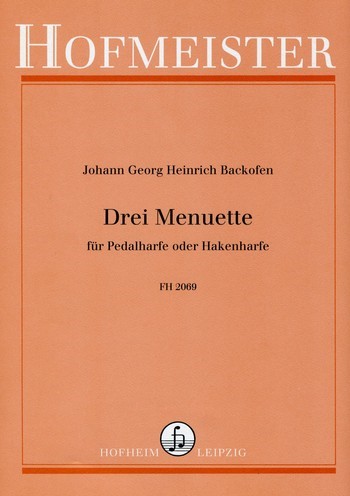 3 Menuette für Pedalharfe