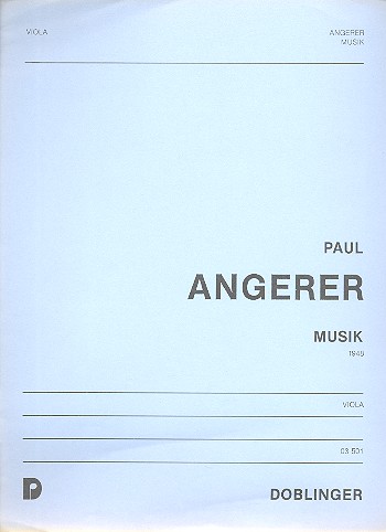Musik für Viola (1948)