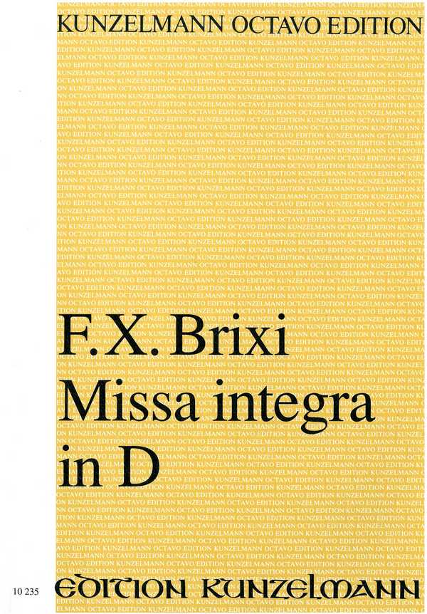 Missa integra D-Dur
