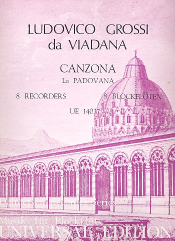 Canzona für 8 Blockflöten