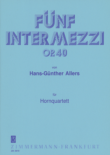 5 Intermezzi op.40