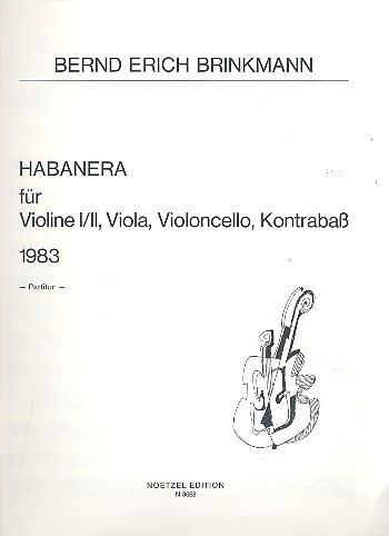 Habanera für 2 Violinen, Viola,