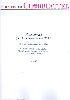 Feierabend (hochdeutsche Fassung)